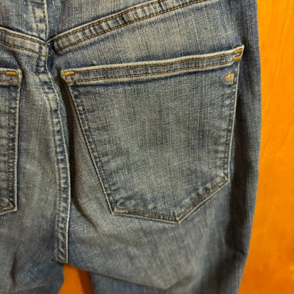 Madewell Distressed Curvy High Rise‎ Skinny Jeans Size 25R - Picture 14 of 16